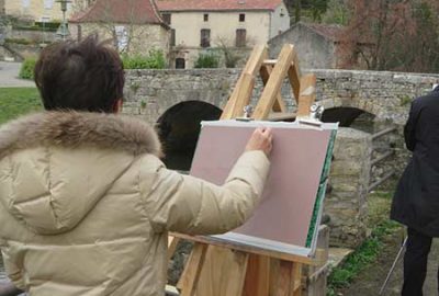 Pastel art course in Catus, scenes of everyday life