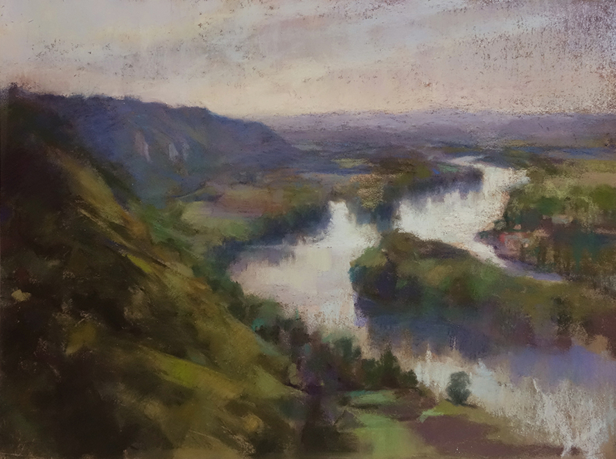 pastel paysages plein air milner