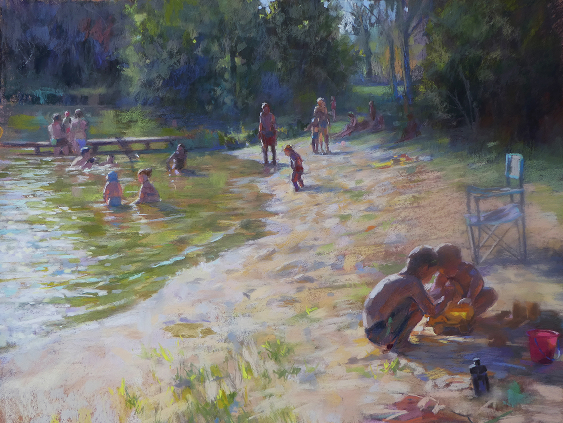 Lac Cazals artiste