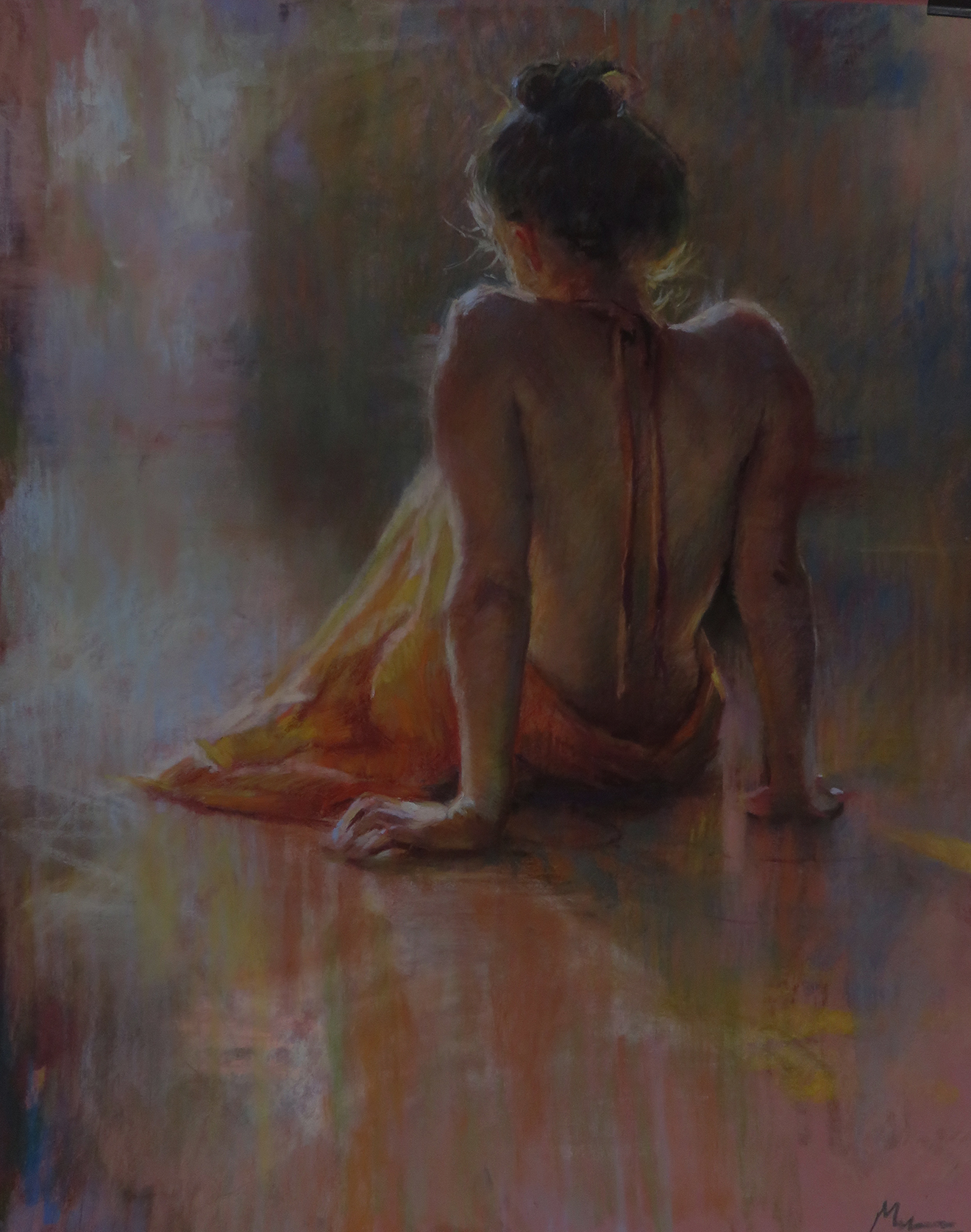 nu du dos pastel girault milner