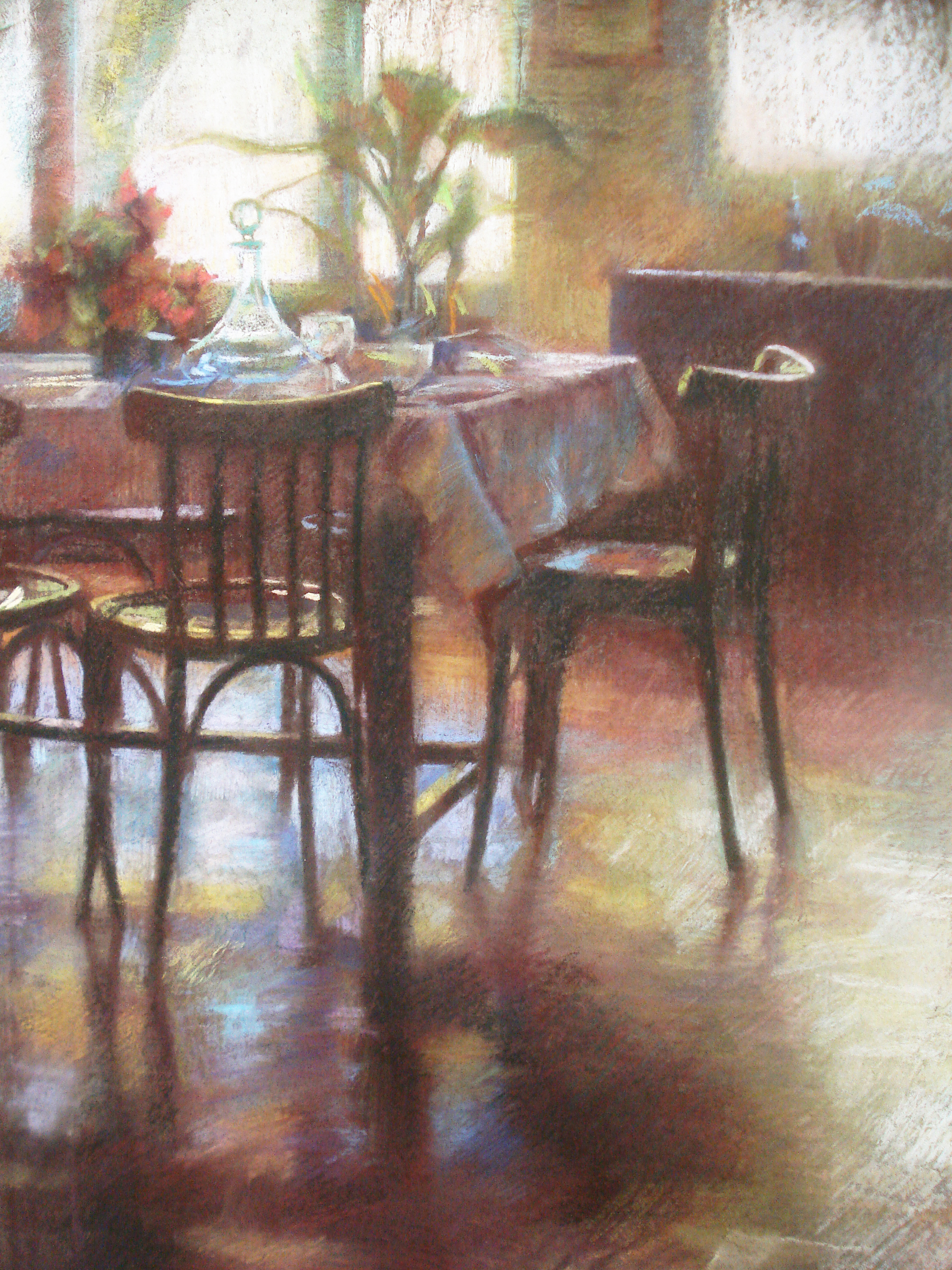 maitre pasteliste salon lumiere du matin milner