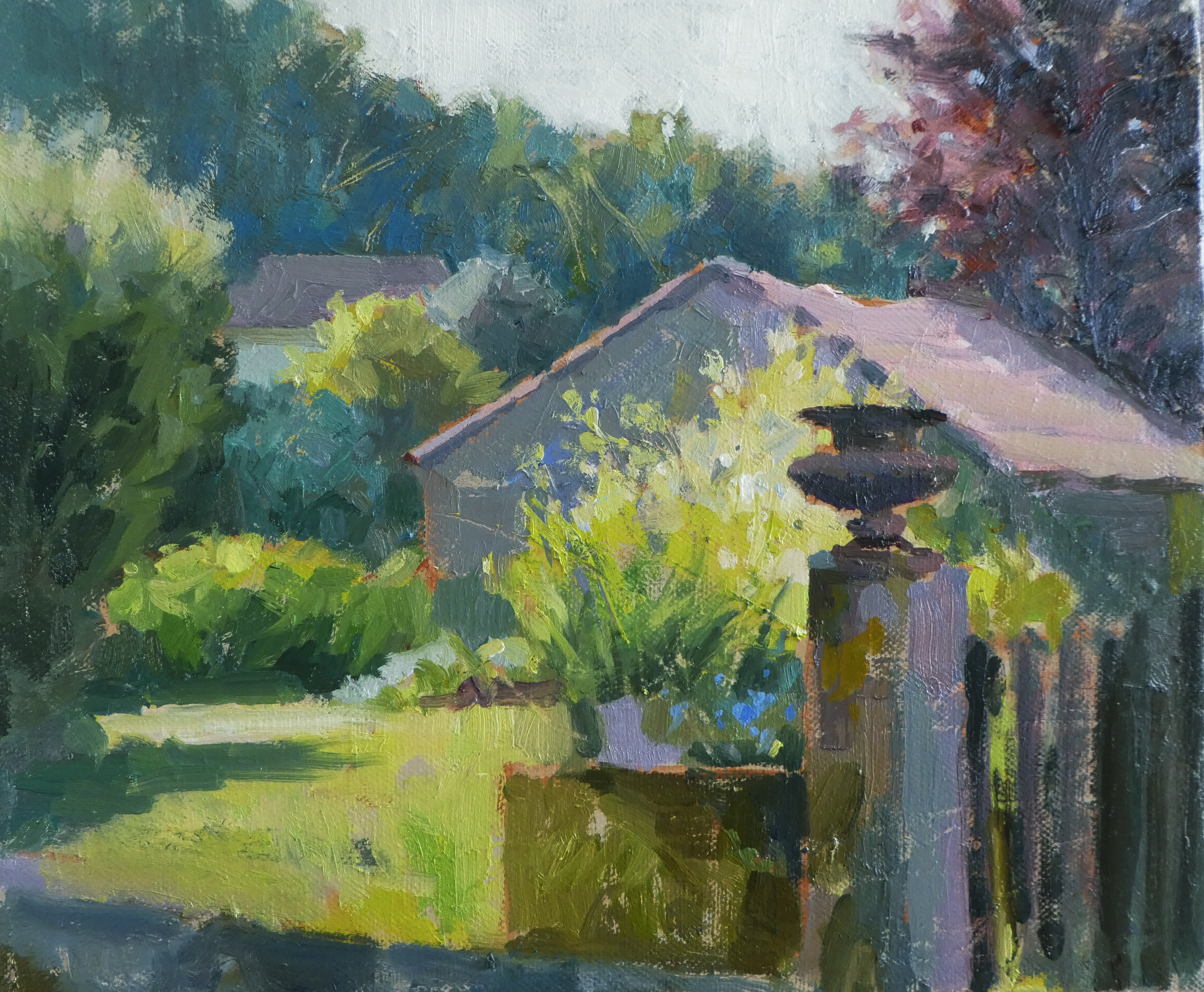 cazals artiste paysage huile.