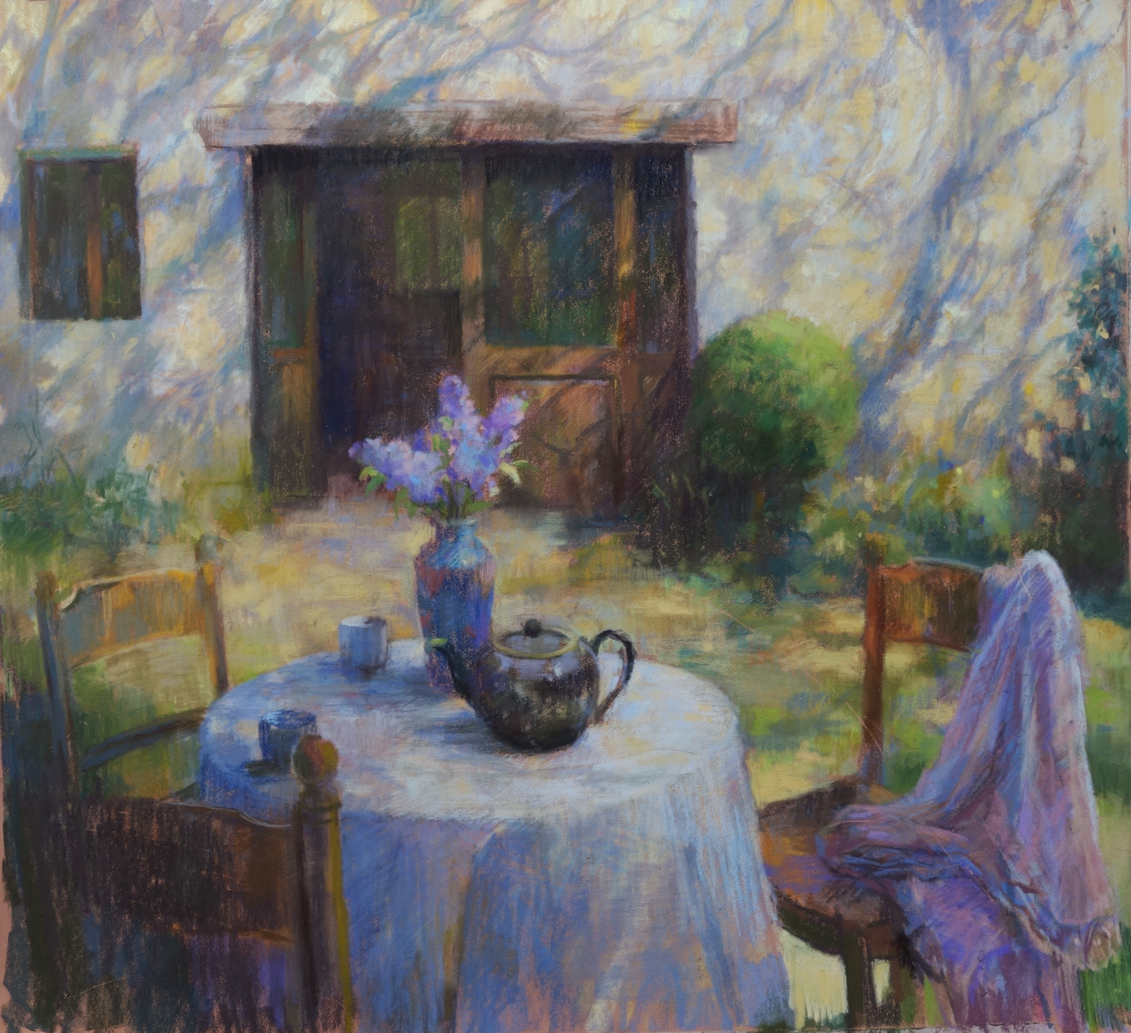 video still life in the garden penelope milner you tube demonstration pastel