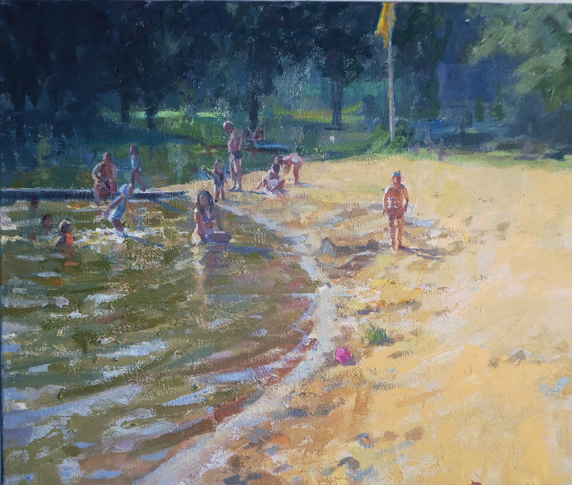 Peinture plein air culture vacances bouriane