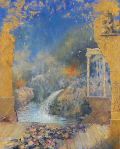 Triptych. The Tourists. Panel 2